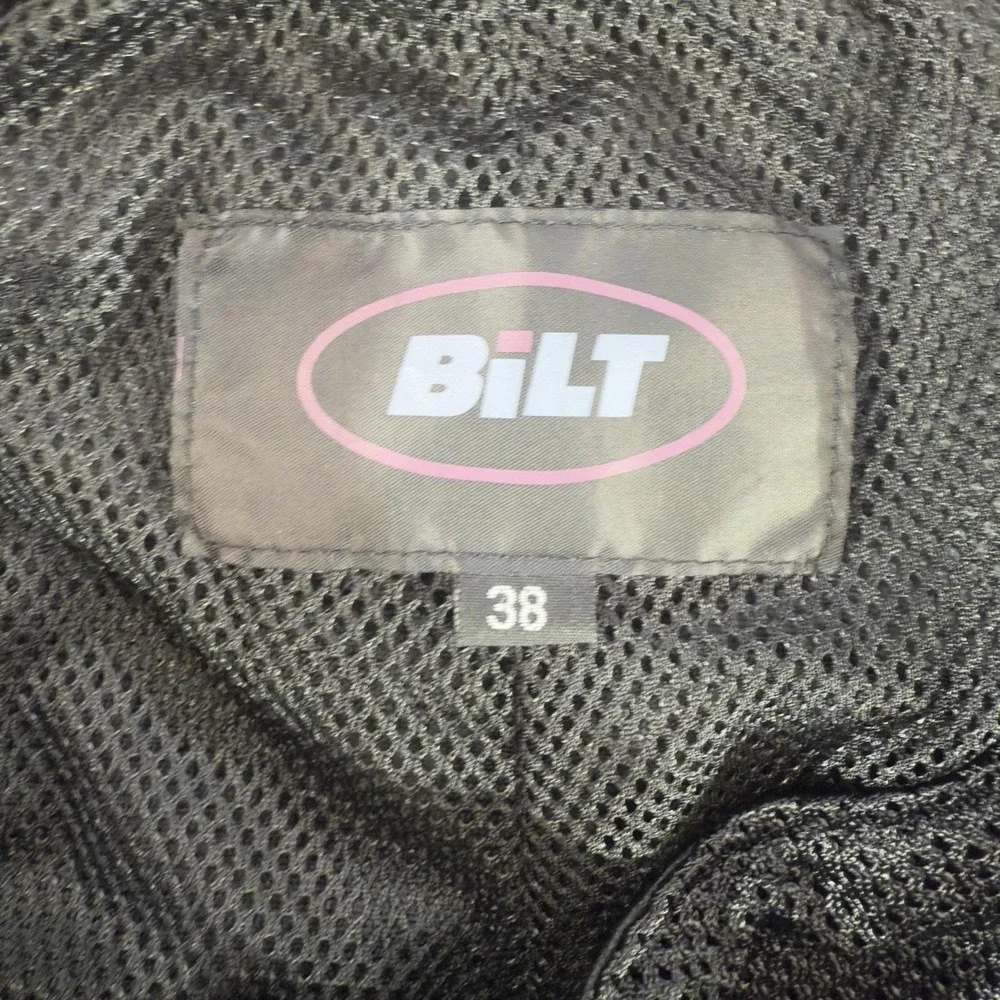 BiLT Pants Mens 38x30 Black Mesh Windbreaker Adjustable Waist Motorcycle Riding